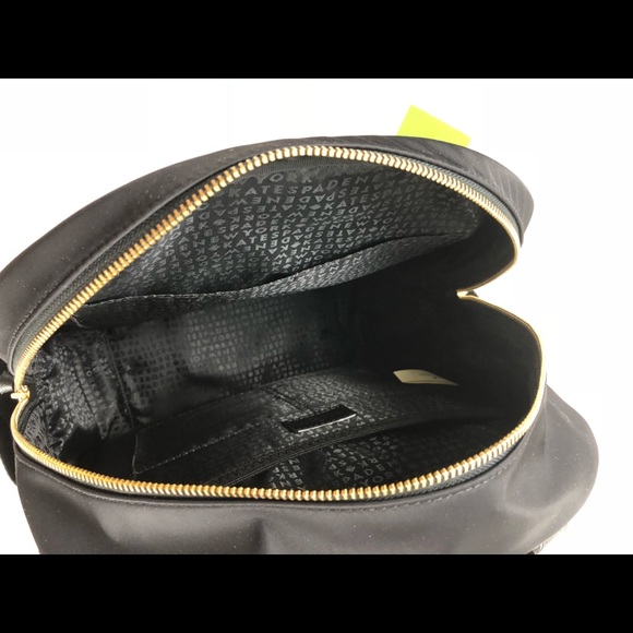 New! Kate Spade Large Nylon Laptop Backpack Black - Picture 6 of 8